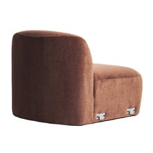 Cami Chenille Armless Lounge Chair
